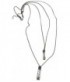 Sautoir strass dans cages baguettes, anthracite