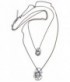 Sautoir strass dans cage, anthracite