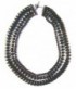 Collier large maille anthracite