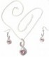 Très bel effet, parure strass rose