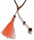 La finesse des perles du Japon, orange