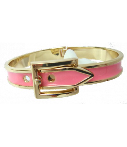 Bracelet ceinture rose