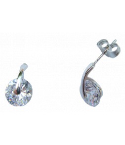 Boucles d'oreilles strass, sobriété et élégance